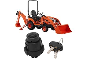 OE K7571-62102 Starter Ignition Switch, Waterproof Ignition Switch with Keys Replacement for ZD221 ZD321 ZD323 for BX1850D BX