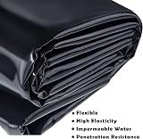 PALUDO Pond Liner 2M x 2M HDPE Black Heavy Duty Underlay Garden Ponds view 3