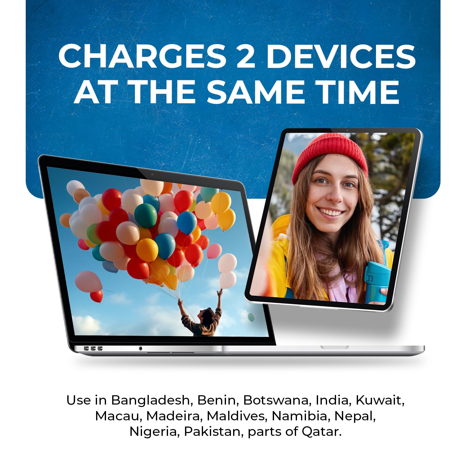 Orei Grounded Universal 2 in 1 Plug Adapter Type D for India and More