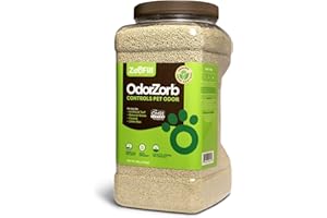 Zeofill Backyard Deodorizer – Eliminates Pet Urine Odors on Potty Patches, Artificial Turf, Grass, Lawns, Patios, Concrete & Playgrounds | Dog, Cat Litter Box Odor Eliminator & Freshener | 8 lbs.