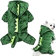 Dogs Clothes Small Pet Costume Halloween Dinosaur Costume Dog Clothing Puppy Outfits Funny Apperal (XS)