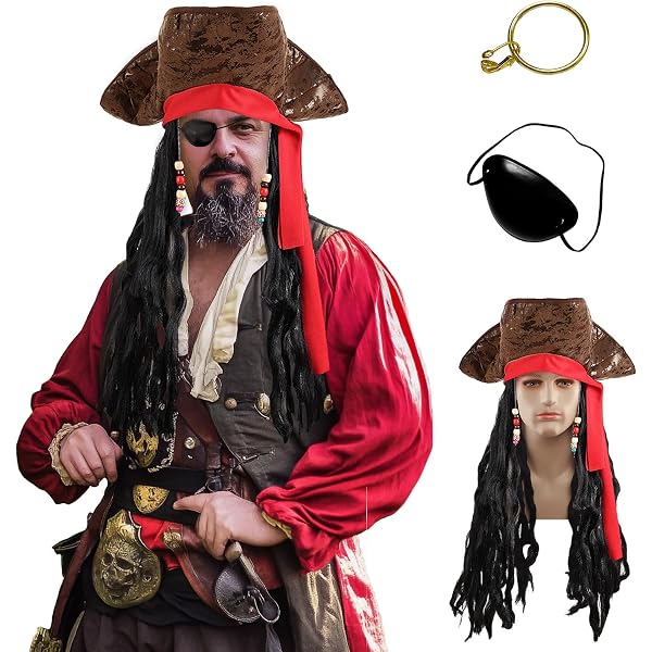 Costume Da Jack Sparrow Pirates Of The Caribbean Jack Sparrow Tri Costume Da Jack Sparrow Pirates Of The Caribbean Jack Sparrow Tri