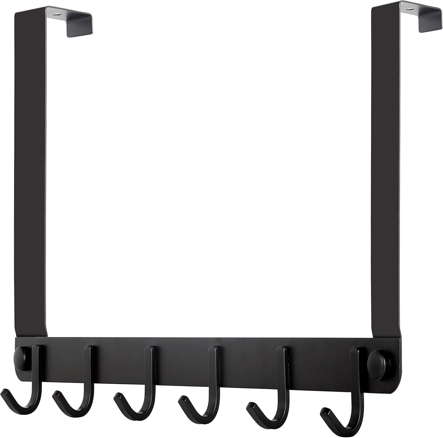 WEBI Over The Door Hook Black,Over The Door Towel Rack,Long Over Door Hanger Hook