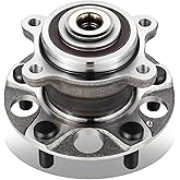 DNA MOTORING Rear Wheel Bearing Hub Assembly Compatible with 04-08 Acura TSX / 05-07 Accord, OEM-WHA-0312