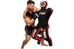 STYLSO Un-Filled Grappling Dummy Wrestling Dummy Jiu Jitsu Dummy for BJJ MMA Judo Karate Practice Adult Kids