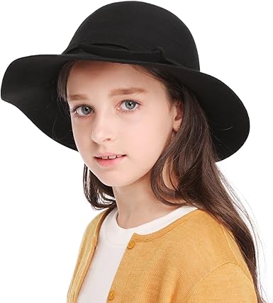 Kids black floppy hat Clearance