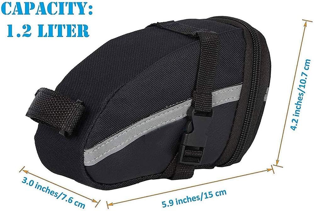 Speedy Panther MTB Bike Repair Tool Kit - Under Saddle Bag, Waterproof Cycling Wedge Pack, Tail Bag, Bag Kit, 5.9*2.95*4.13 centimetres - Image 5