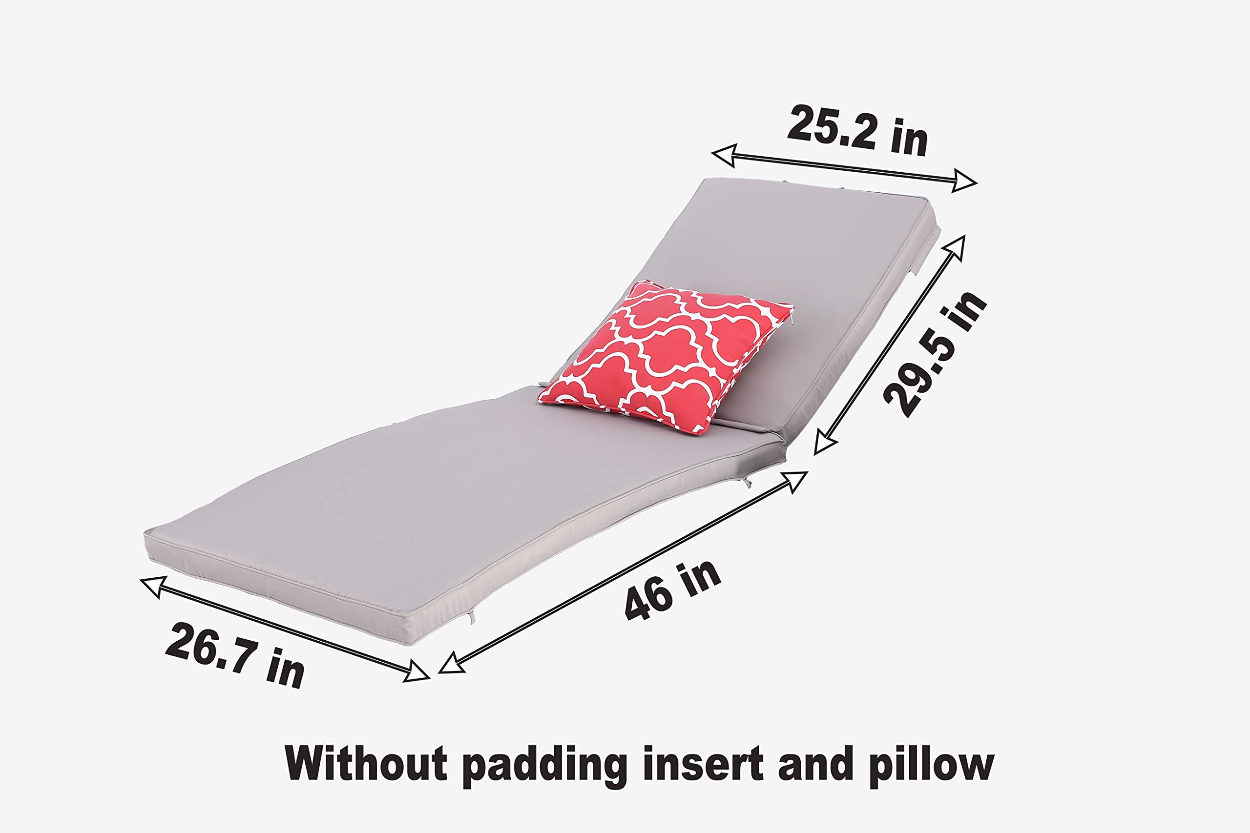 chaise lounge pad covers