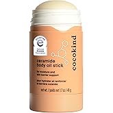 Cocokind Ceramide Body Oil Stick, Mess-Free Moisturizer, All Skin Types including Sensitive Skin, Fragrance Free, Cruelty Free, Vegan, 1.7 oz