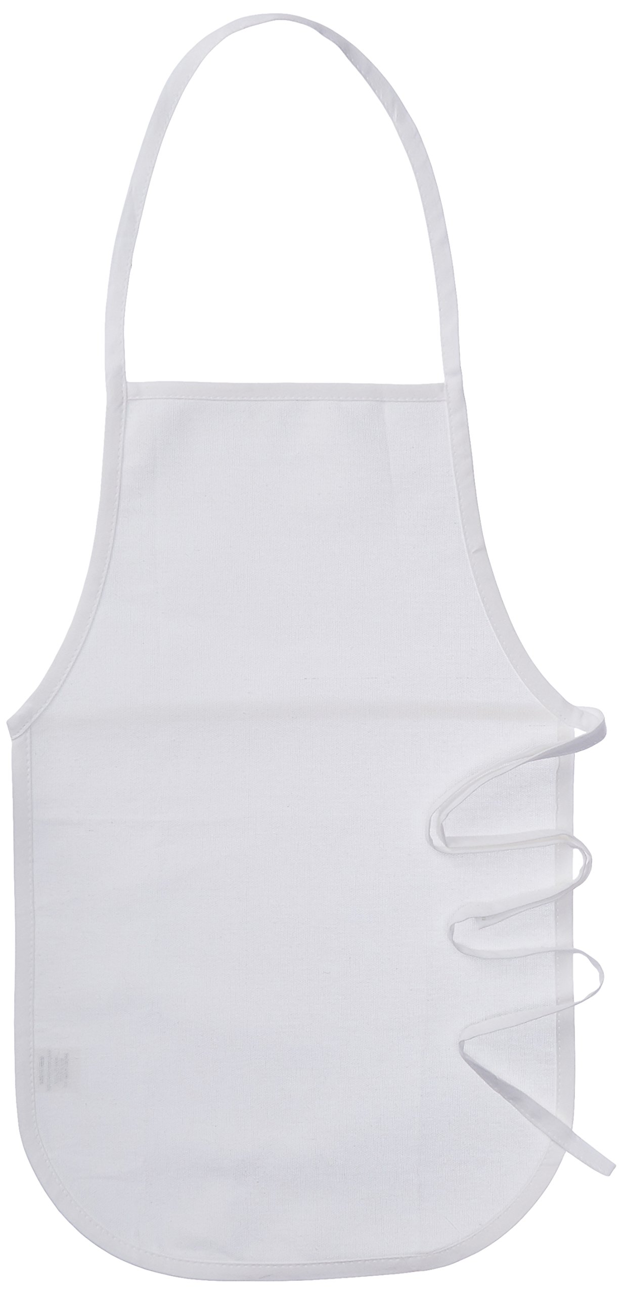 Mark Richards Fabric Adult Apron 19-Inch x 28-Inch-White