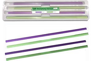 BELEON GOODS FOR LIFE BELEON Dental Strips Abrasive for Polishing - Coarse Medium Kit 60pcs 3mm x 150mm - Finishing Teeth File - Grinding Sanding Strips, Tooth Polisher