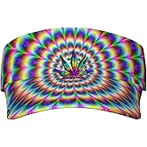 Unisex Sports Sun Visor Adjustable UV Protection Sun Hat Cap for Golf Tennis