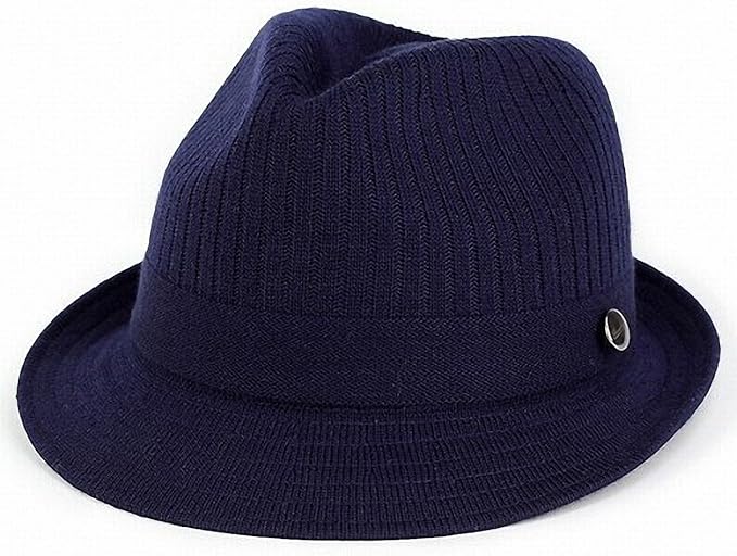 Amazon ボルサリーノ ハット 秋冬 サーモニット ハット メンズ 帽子 ニット 中折れハット ニットハット ネイビー 紺 3l 約61cm ハット 通販