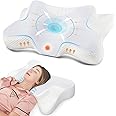 DONAMA Cervical Pillow for Bed Sleeping, Memory Foam Contour Neck Pillows with Breathable Pillowcase, Ergonomic Neck Support Pillows for Side, Back and Stomach Sleepers