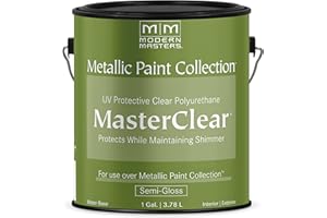 1 gal Modern Masters ME662 Clear MasterClear Protective Clear Topcoat, Semi-Gloss