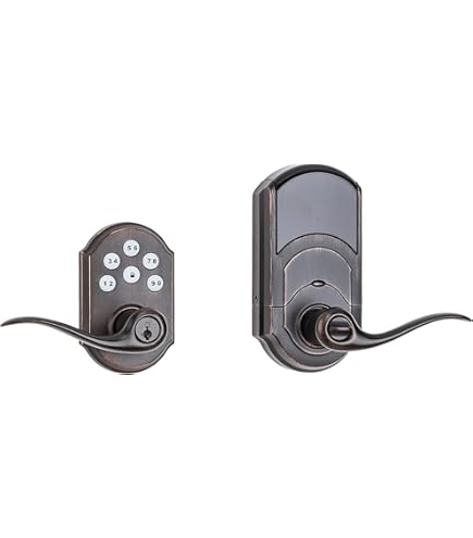 Kwikset 99120-038 SmartCode 912 Z-Wave Plus Leverset, Venetian