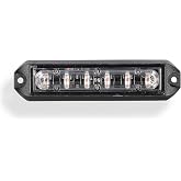 3 Watt 6 LED Emergency Vehicle Grill Warning Light Head (White)