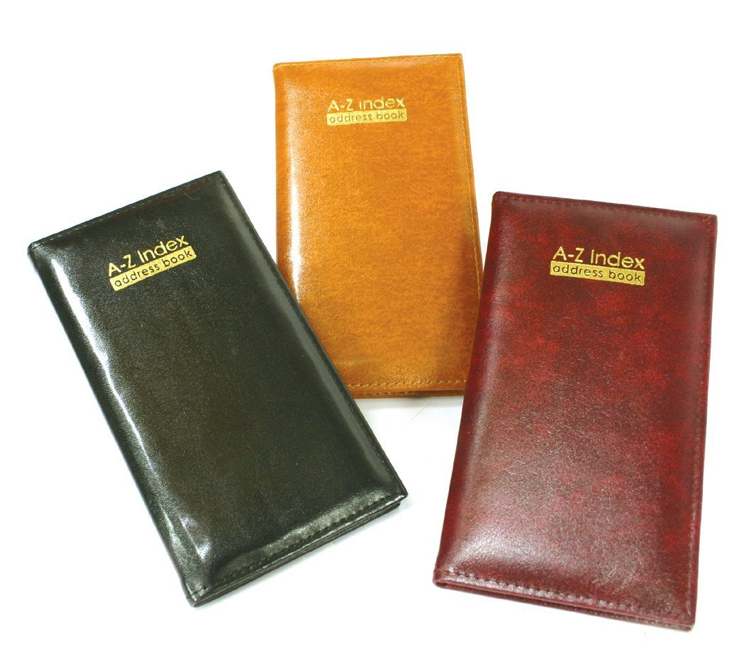 AtlonaTallon Slim Executive Padded Address Book, Assorted , 6126