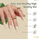 JODSONE Nail Dehydrator Primer Base Coat Top Coat Kit 4x10ml Glossy Quick Dry view 4