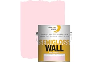 Diamond Brite Paint Semi Gloss Latex Paint 1 Gallon in Pink Petals 22650-1