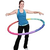 Sports Hoop Weighted Hoop, Weight Loss ACU Hoop 4M - 4lb (40 inches Wide) Medium, Weighted Fitness Exercise Hula Hoop