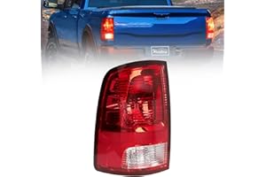 Left Driver Side Tail Lights Assembly Compatible With 2009-2018 Dodge Ram 1500 2500 3500 Pickup Taillights Brake Signal Rever
