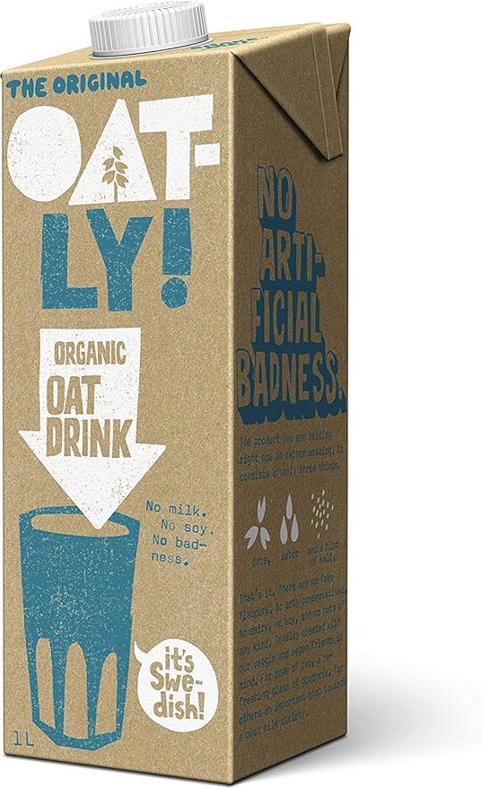 Oatly Organic Oat Drink 1Ltr x 6 Amazon.co.uk Grocery