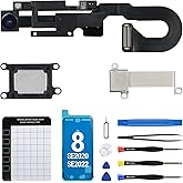 CYKJGS for iPhone 8 SE 2nd 3rd Generation Ear Speaker Replacement | OEM Front Camera Earpiece Module for SE2 SE3 SE 2020 2022 with Microphone Part Ambient Light Fix Repair Kit A1863 A1905 A1906