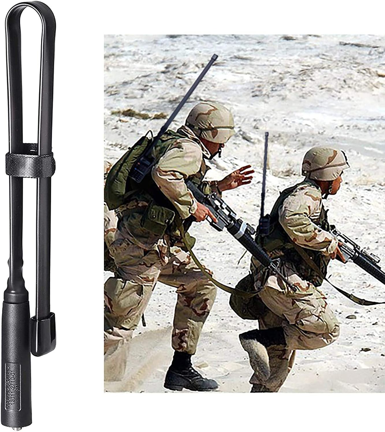 Bingfu Dual Band VHF UHF 136-520MHz 18.5 inch Foldable CS Tactical SMA Female Ham Radio Antenna for Kenwood Wouxun Baofeng BF-F8HP UV-5R UV-82 BF-888S GT-3 Handheld Ham Two Way Radio Walkie Talkie: Home Audio & Theater