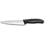 Victorinox 6.8003.15US1 Black Swiss Classic Chef's 6" Straight Blade 1½" width at handle, 6 Inch