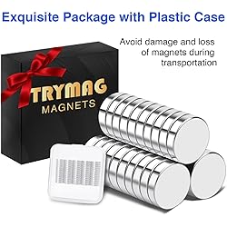 TRYMAG Magnets, 30Pcs Strong Rare Earth Magnets