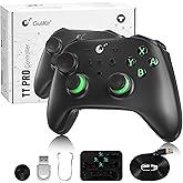 GuliKit TT Pro Wireless Controller for PC, Android, iOS, Switch 1/2, 720° Adjustable TMR Joystick, with 950mAh Long-Lasting B