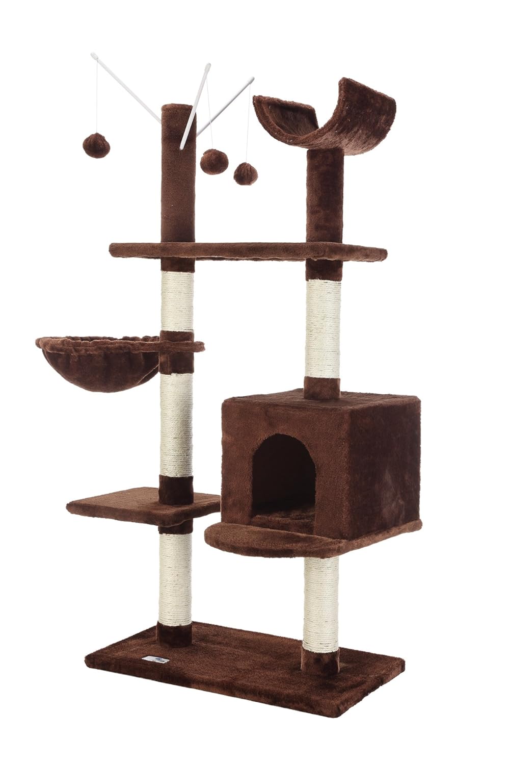 Confidence Pet Executive Cat Tree Brown Amazon.co.uk Pet Supplies