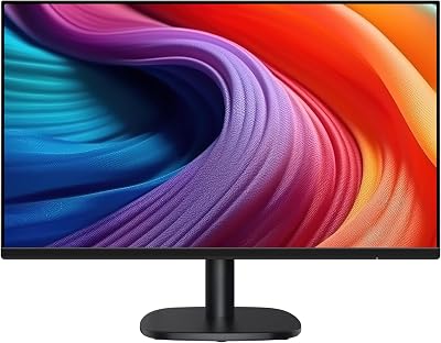 Amazon Basics 24 Inch Monitor FHD 1080P 100 Hz VESA Built-in Speakers Black