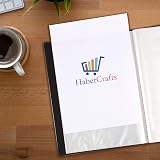 Habercrafts A4 Display Book 40 Pocket Folders 80 Views Black view 4