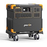 PECRON Portable Power Station E3800 LFP LiFePO4 Battery Backup 3840Wh 4200W | 120/240V 4200W AC Output, Expandable to 53.76kWh Power Station, Solar Generator for Home Use, Emergency, Camping, RV