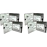 Sterling Car Auto Insurance Registration BLACK Document Wallet Holders - Automobile,Motorcycle,Truck,Vinyl ID Holder & Visor