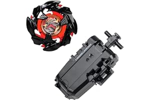 DEZAWRTY Left-Spin X Top with String Launcher Set, Cobalt Dragoon Attack Type X Series, Great Start Set for Beginners Battling Game