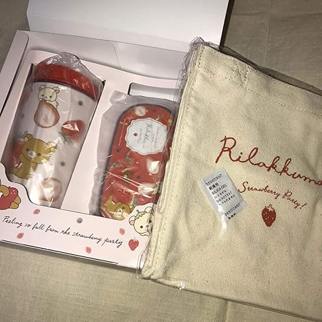 Amazon Co Jp リラックマ ランチセット お弁当箱 タンブラー トートバッグ ローソン ランチボックス ホビー