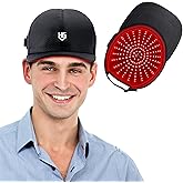 Red Light Therapy for Hair Growth: Cordless Red Light Heating Cap with 2000mAh Rechargeable Battery, Portable Care Tool for Home Use for Men & Women