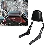 Worldmotop Motorcycle Sissy Bar Backrest Rear