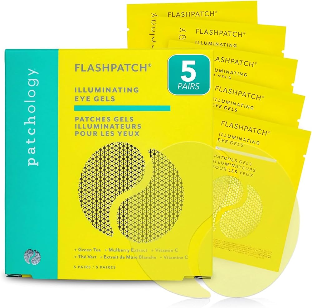 Patchology FlashPatch Illuminating Eye Gel - Vitamin C, Green Tea, Mulberry for