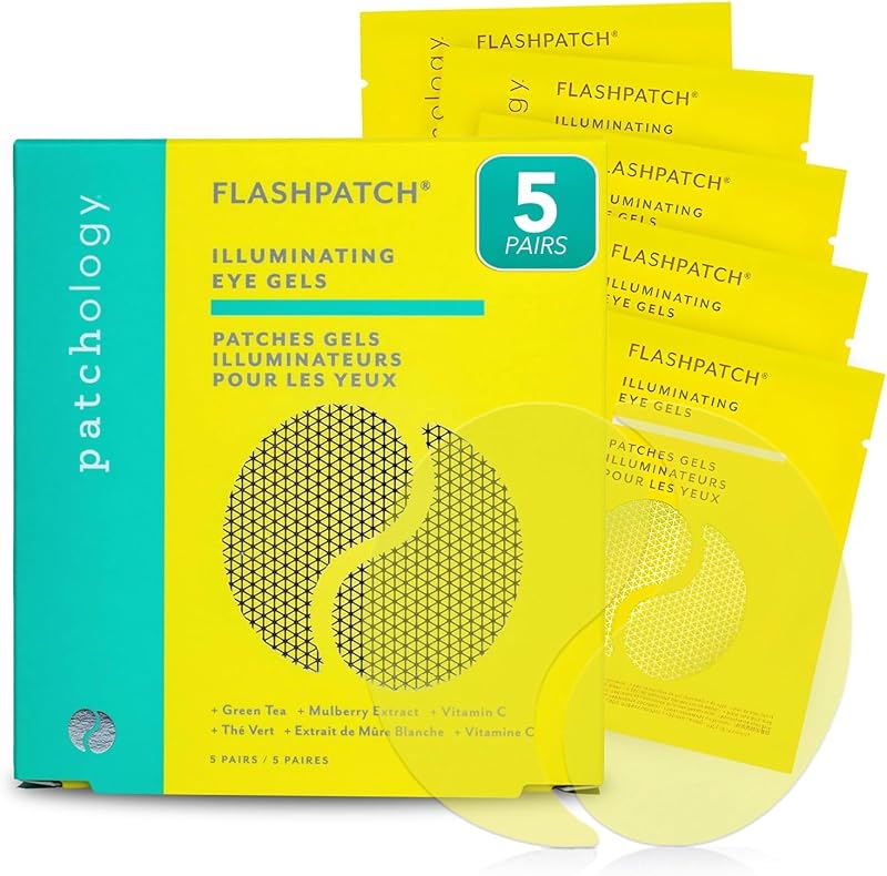 Patchology FlashPatch Illuminating Eye Gel - Vitamin C, Green Tea, Mulberry for