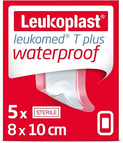Leukomed T Plus Sterile Waterproof Wound Dressing 8x10 cm Box of 5 Leukoplast