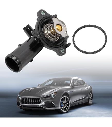 Aluminum Thermostat Housing For Maserati 3.0L - Fits 2014-2022 Ghibli, Levante, Quattroporte Models