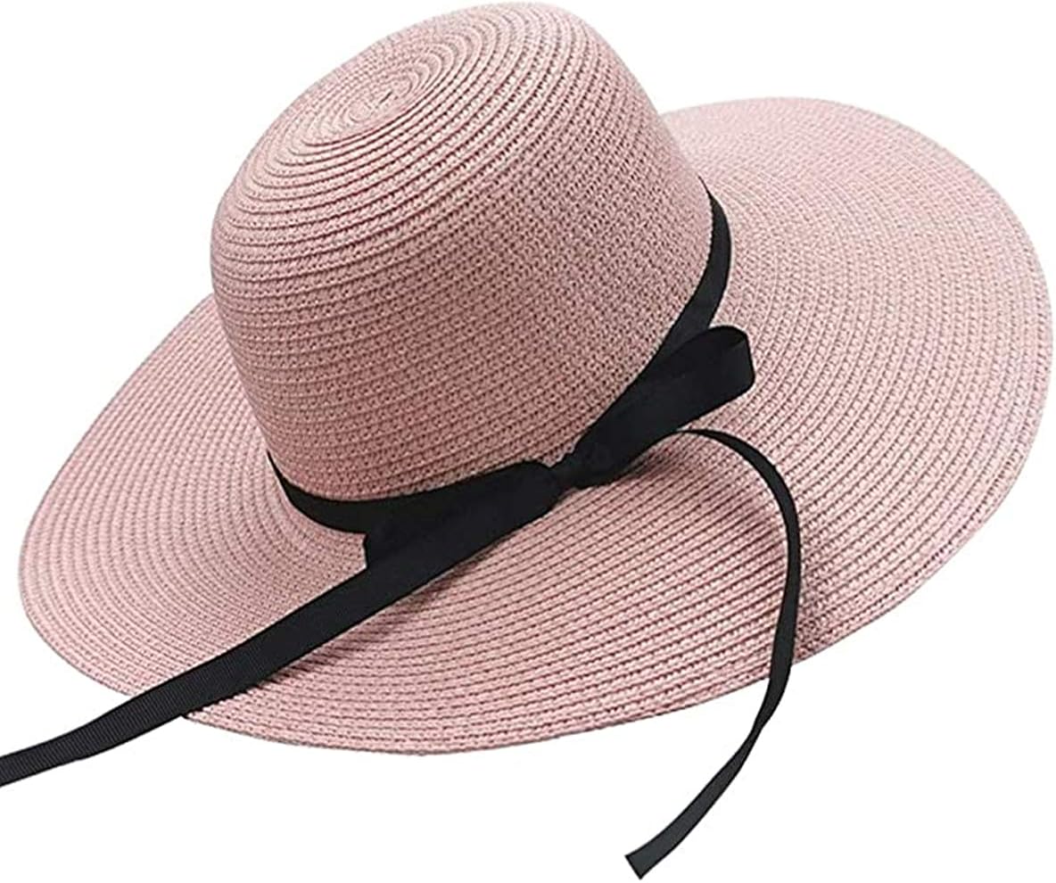 big pink floppy hat