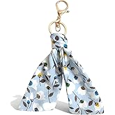 Angyape Cute Bow Keychain Flower Boho Keychain Fall Bag Charms Purse Charms for Handbags Gifts for Women