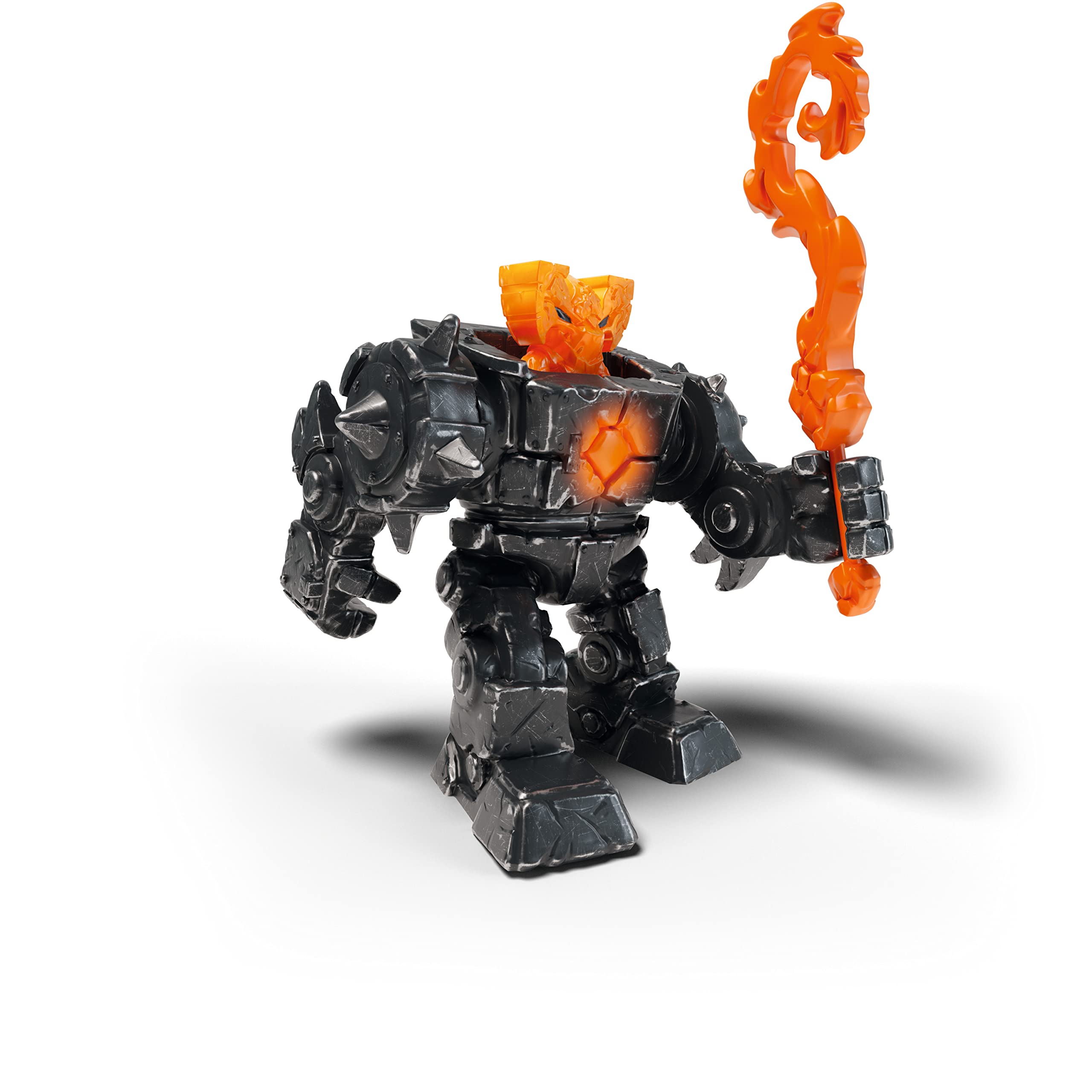 SCHLEICH 42597 Eldrador Mini Creatures Shadow Lava Robot Eldrador Creatures Toy Playset for children aged 7-12 Years