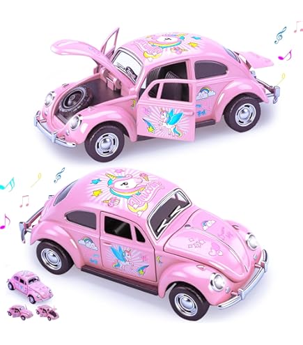 Amazon.com: Jamara 405160 - VW Beetle 1:24 Pink - Officially