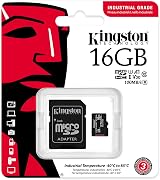 Kingston Industrial microSDHC 16GB C10 A1 pSLC Card w/ SD Adapter view 3